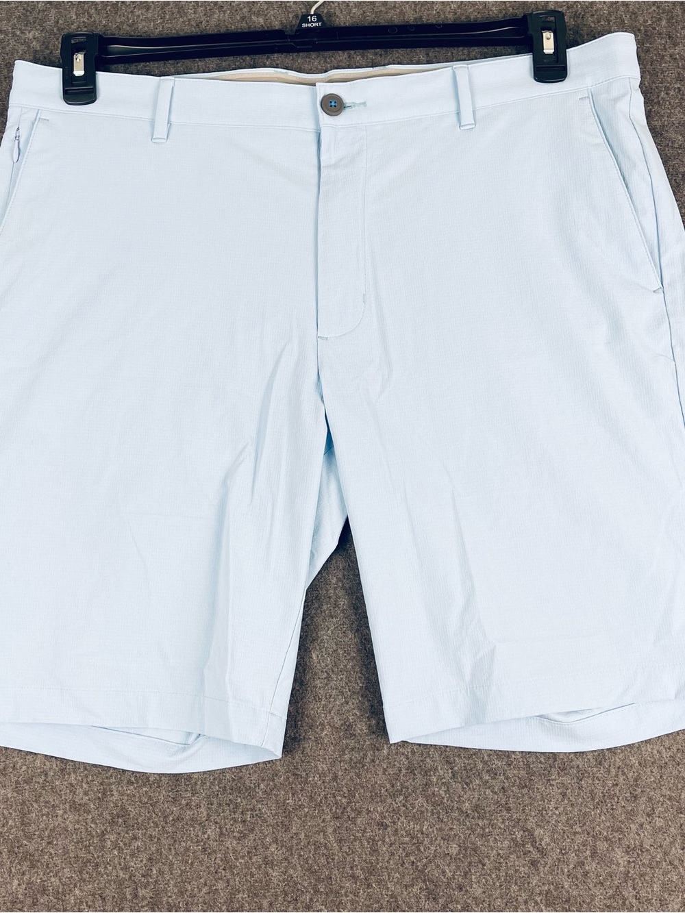 Tommy Bahama Chip Shot Shorts Men 38 Carolina Blue Performance Golf Island Zone